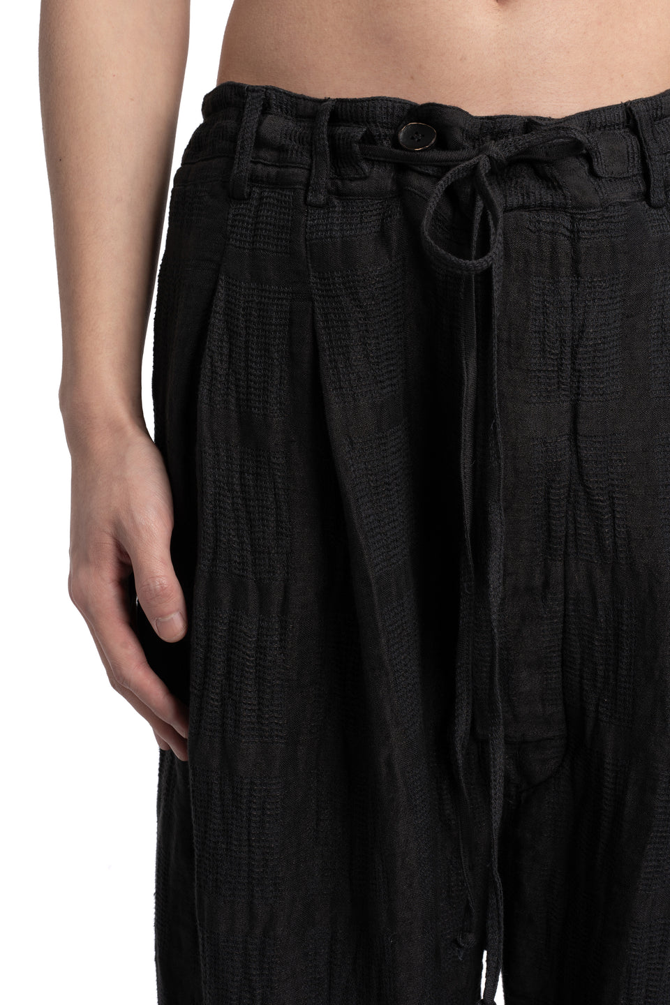 Linen blend pants