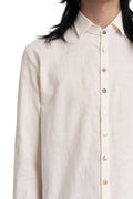 Marc Point | SS26 - Raw cotton shirt, Cream GS80 1031