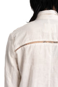 Marc Point | SS26 - Raw cotton shirt, Cream GS80 1031