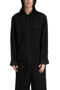 Professor.E | SS26 - Crinkled linen poplin shirt, 26SS-PE-LSH-03