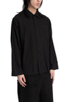 Professor.E | SS26 - Embroidered Cotton shirt, 26SS-PE-LSH-01