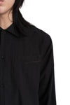 Professor.E | SS26 - Embroidered Cotton shirt, 26SS-PE-LSH-01