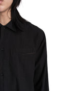 Professor.E | SS26 - Embroidered Cotton shirt, 26SS-PE-LSH-01
