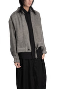 Professor.E | SS26 - Mesh Linen Bomber Jacket, 26SS-PE-JKT-11