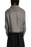 Professor.E | SS26 - Mesh Linen Bomber Jacket, 26SS-PE-JKT-11