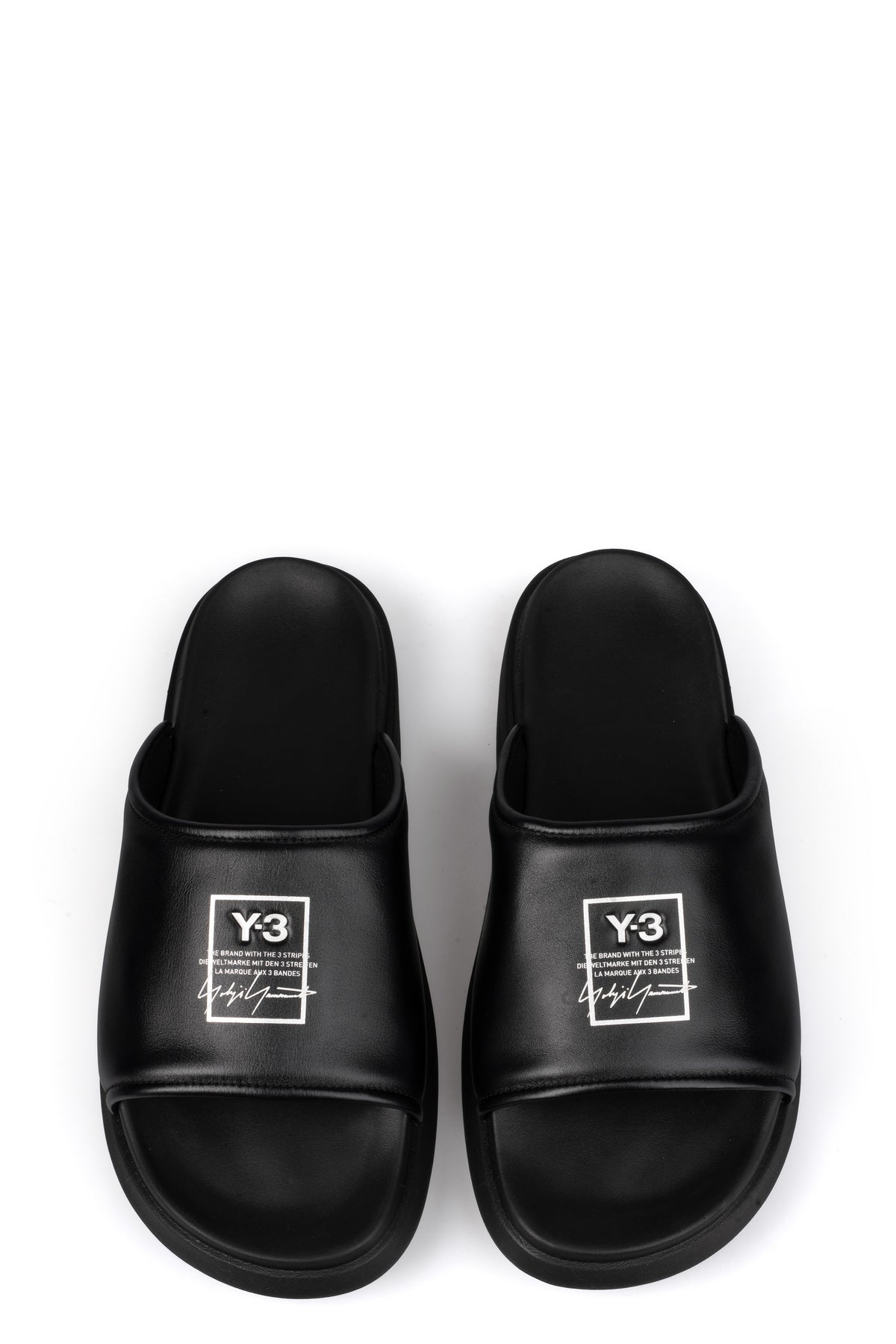 Y-3 | SS26 - Leather Slides KI4033