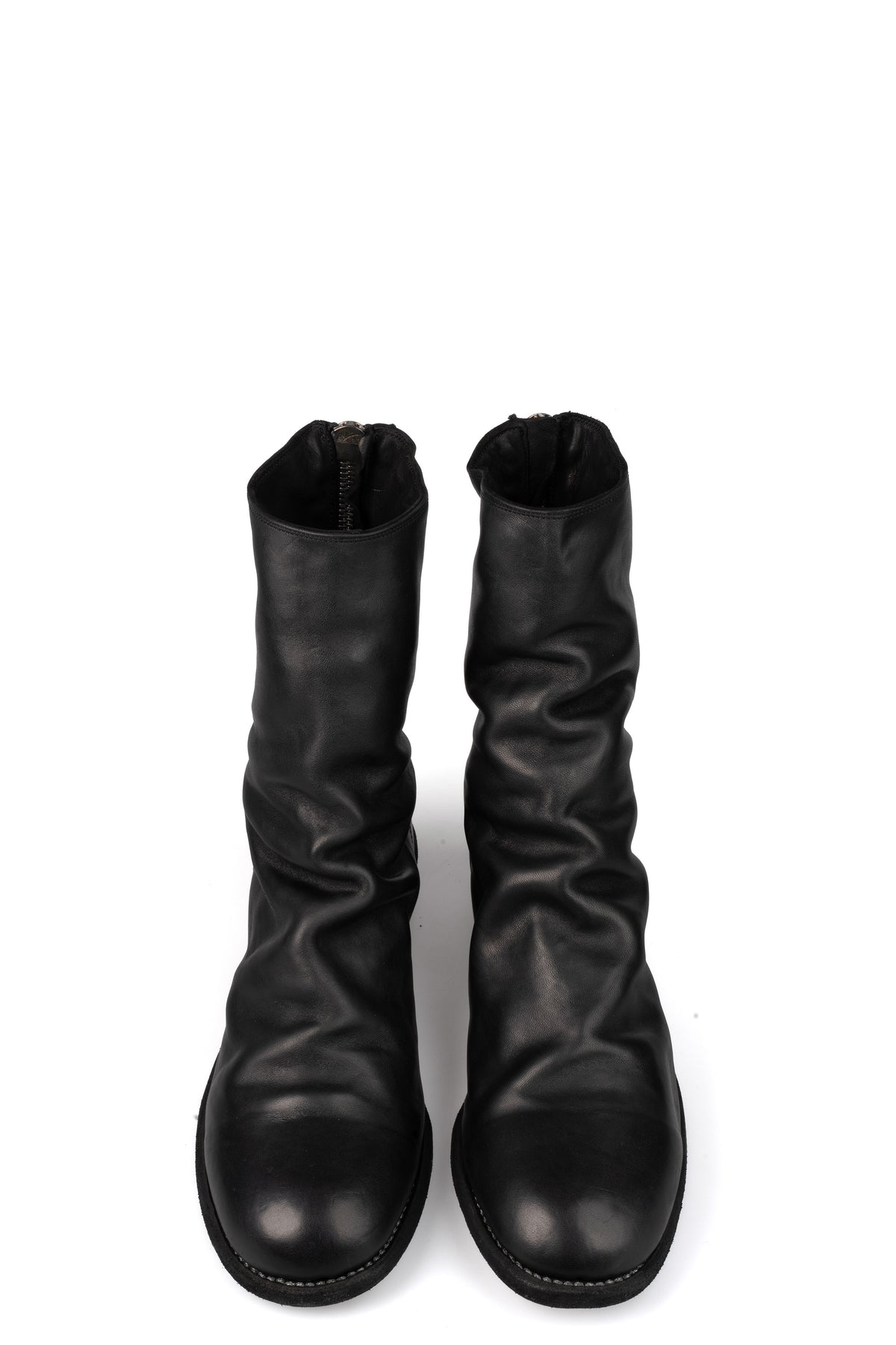 GUIDI - Back zip leather boots 788X