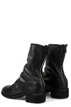 Back zip leather boots | 788X