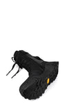 GALL | SS26 - High top laced vegan leather boots, 35B