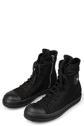 Ramones denim sneakers, DU01F4800 DOES5  All black