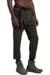 Never Enough | SS26 - Woven Linen Chinos, Green MPA011