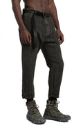 Never Enough | SS26 - Woven Linen Chinos, Green MPA011