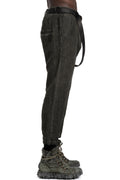 Never Enough | SS26 - Woven Linen Chinos, Green MPA011