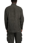 Never Enough | SS26 - Woven Linen Shirt, Green MSL009