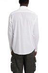 Never Enough | SS26 - Woven Cotton Shirt, White MSL009