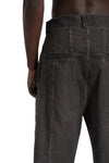 MD75 | SS26 - Linen stretch shorts, Antra resin MD13286L