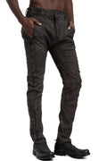 MD75 | SS26 - Woven Stretch Linen Pants, Antra Wash MD13277L