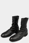 Guidi 988X - Back zip leather boots, Black / Full Grain