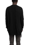 MD75 | SS26 - Distressed Knit Cardigan, MD13214