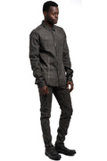 MD75 | SS26 - Linen shirt, Antra resin MD13283L