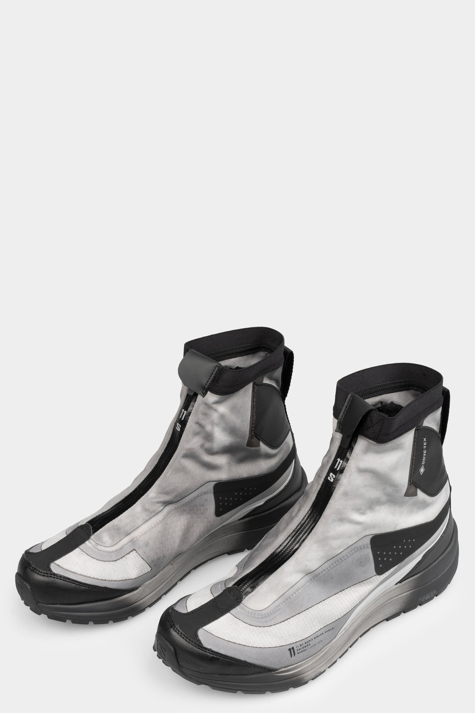 BAMBA2 - Object dyed high top sneakers, GTX / Light grey