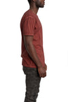 MD75 | SS26 - Lightweight Cotton Scar Stitch T-Shirt, Red Resin MD13253