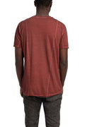 MD75 | SS26 - Lightweight Cotton Scar Stitch T-Shirt, Red Resin MD13253