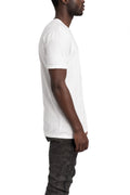 MD75 | SS26 - Embroidered neck t-shirt, White MD13254