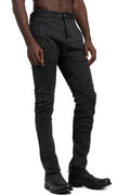MD75 | SS26 - Woven Stretch Cotton Pants, Black Wash MD13277S