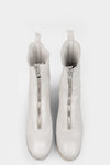 Front zip high top boots | PL2WZ, Light Grey (Double sole)