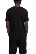 MD75 | SS26 - Lightweight Cotton Scar Stitch T-Shirt, Black MD13253