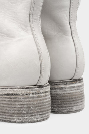 Front zip high top boots | PL2WZ, Light Grey (Double sole)