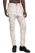 MD75 | SS26 - Linen stretch trousers, Off-white MD13276L