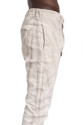 MD75 | SS26 - Linen stretch trousers, Off-white MD13276L