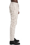 MD75 | SS26 - Linen stretch trousers, Off-white MD13276L