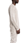 MD75 | SS26 - Lightweight cotton knit sweater, Off-white MD13201D