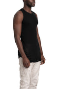 MD75 | SS26 - Fine ribbed tank top, Black MD13264