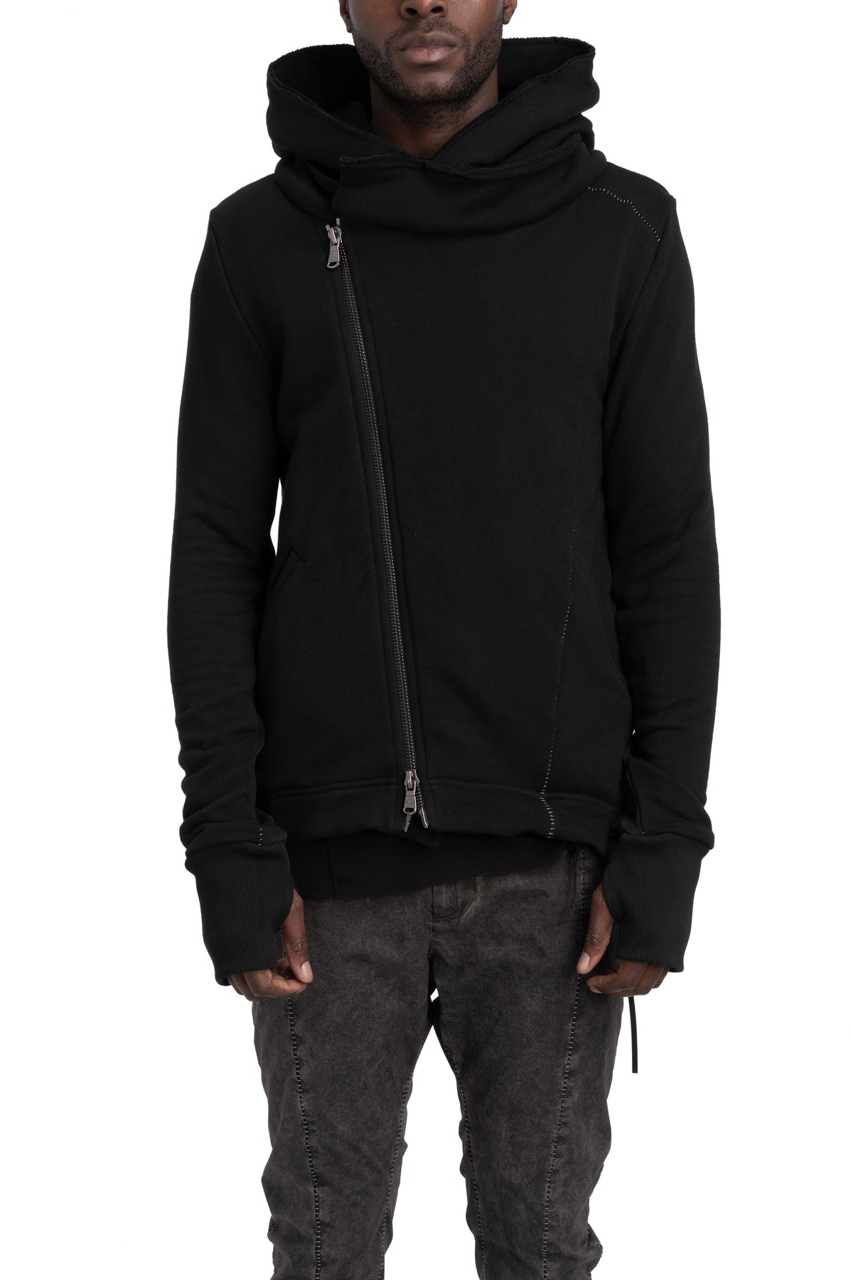 MD75 | SS26 - Hooded zip up sweater, MD13280