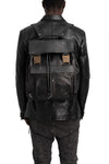 Samoke | AW25 - Buffalo leather buckle backpack, BPK0126