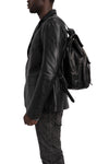 Samoke | AW25 - Buffalo leather buckle backpack, BPK0126