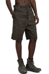 MD75 | SS26 - Linen stretch shorts, Military resin MD13286L