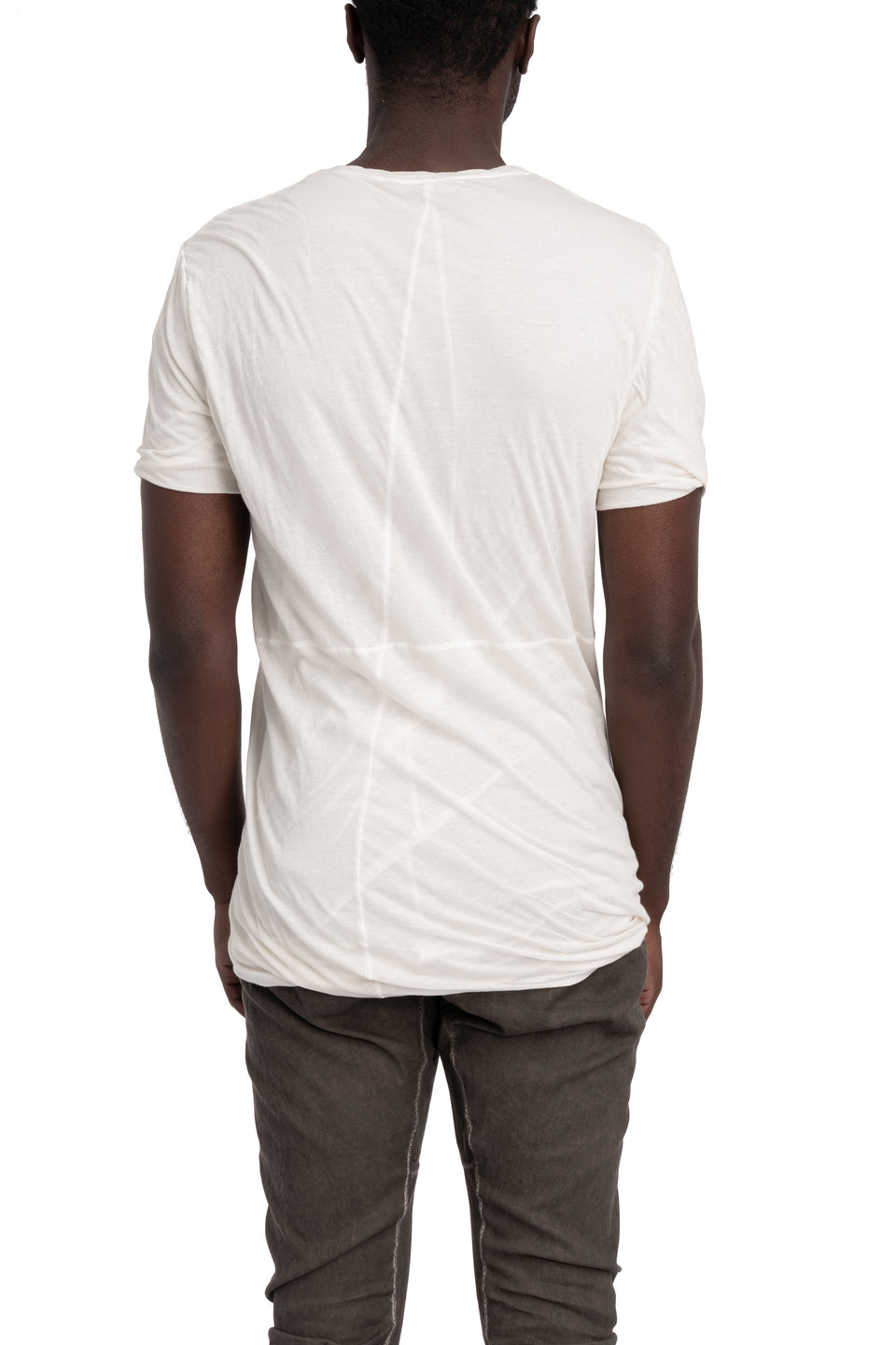 Double layer tee, Off white resin