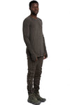 MD75 | SS26 - Lightweight long sleeve tee, Military green MD13261