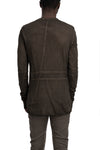MD75 | SS26 - Lightweight Cotton Scar Stitch LS T-Shirt, Military Resin MD13260