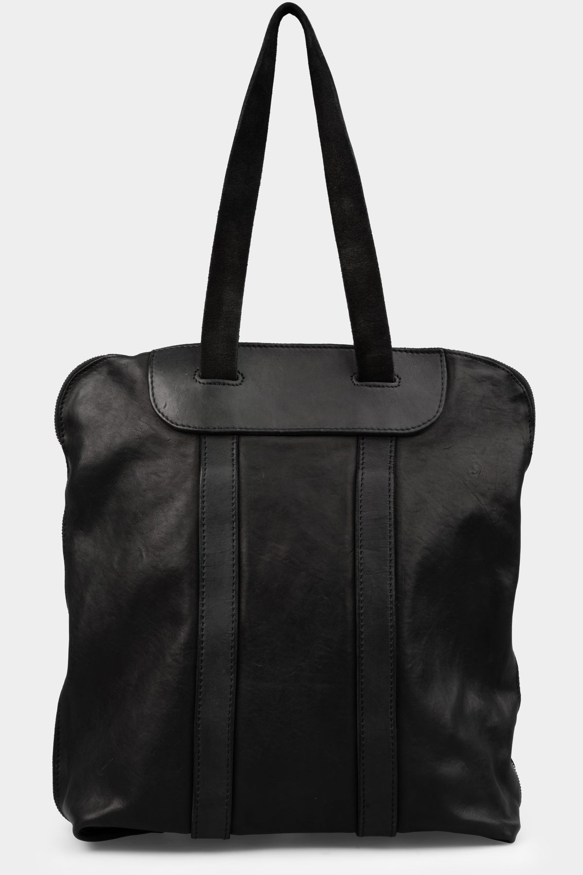 GUIDI | GB6 Lined zip leather backpack