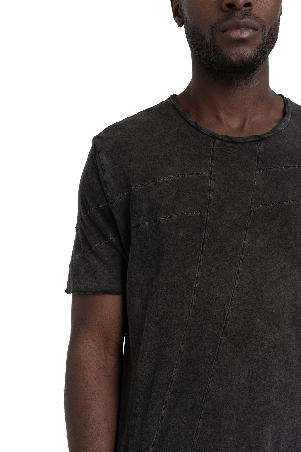 MD75 | SS26 - Super Lightweight Cotton Scar Stitch T-Shirt, Antra Wash MD13259