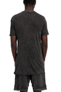 MD75 | SS26 - Super Lightweight Cotton Scar Stitch T-Shirt, Antra Wash MD13259