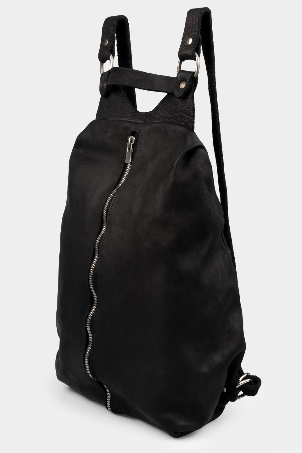 Zip leather backpack | PG2