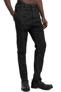 MD75 | SS26 - Linen stretch trousers, Black wash MD13276L
