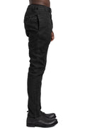 MD75 | SS26 - Linen stretch trousers, Black wash MD13276L